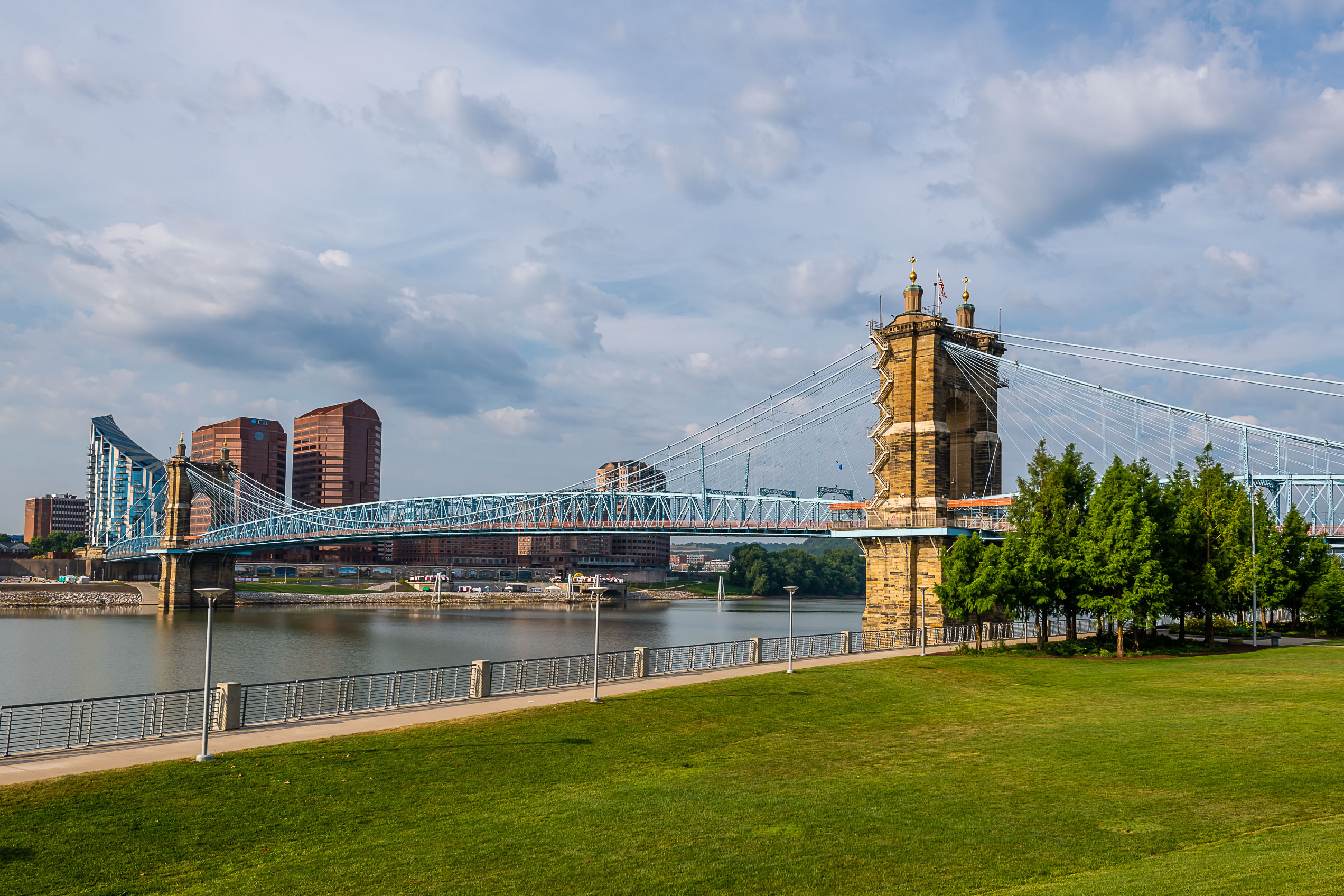 Ohio River (view of Northern Kentucky from Cincinnati)
