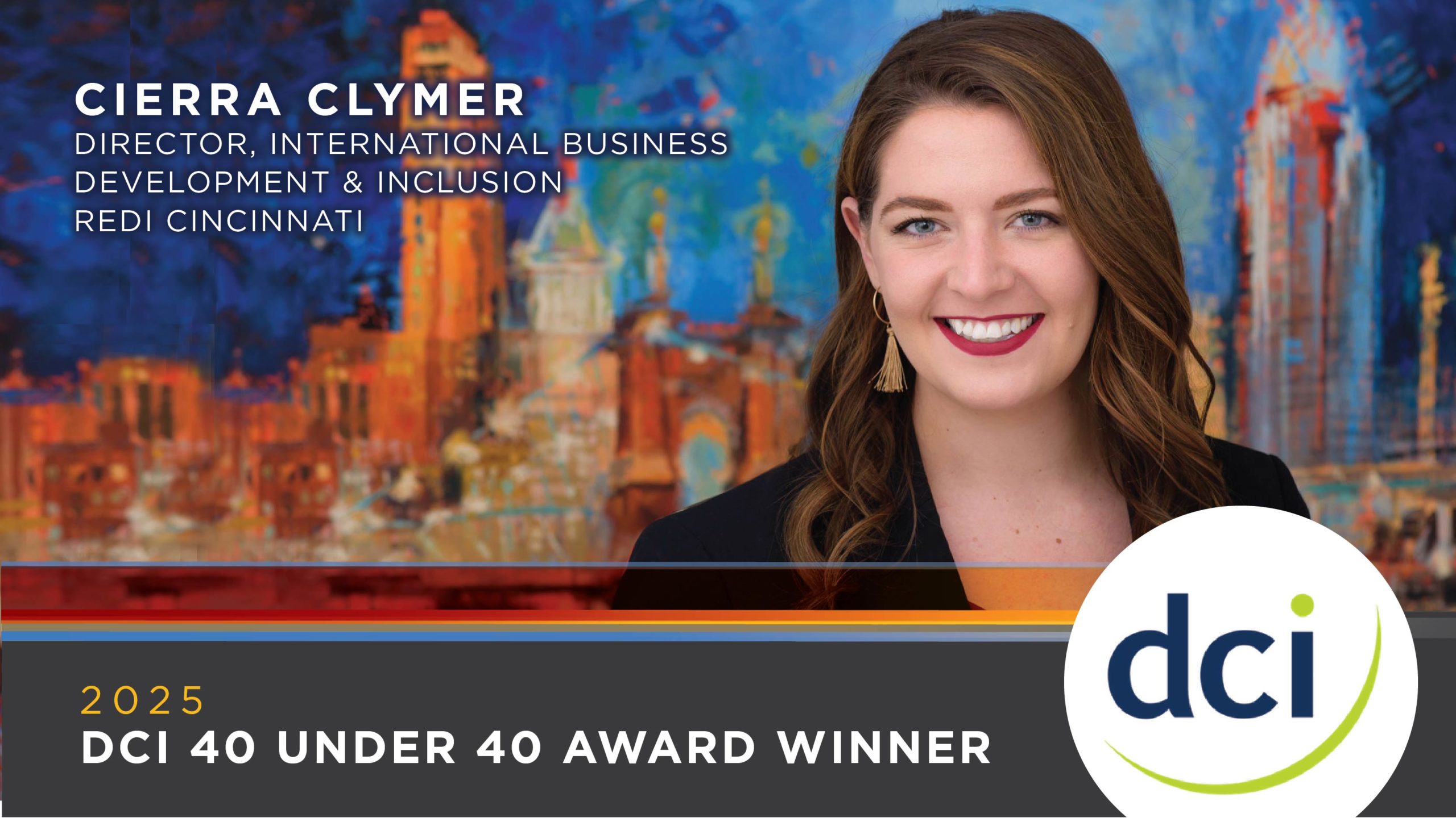 Cierra Clymer 40-Under-40 Graphic